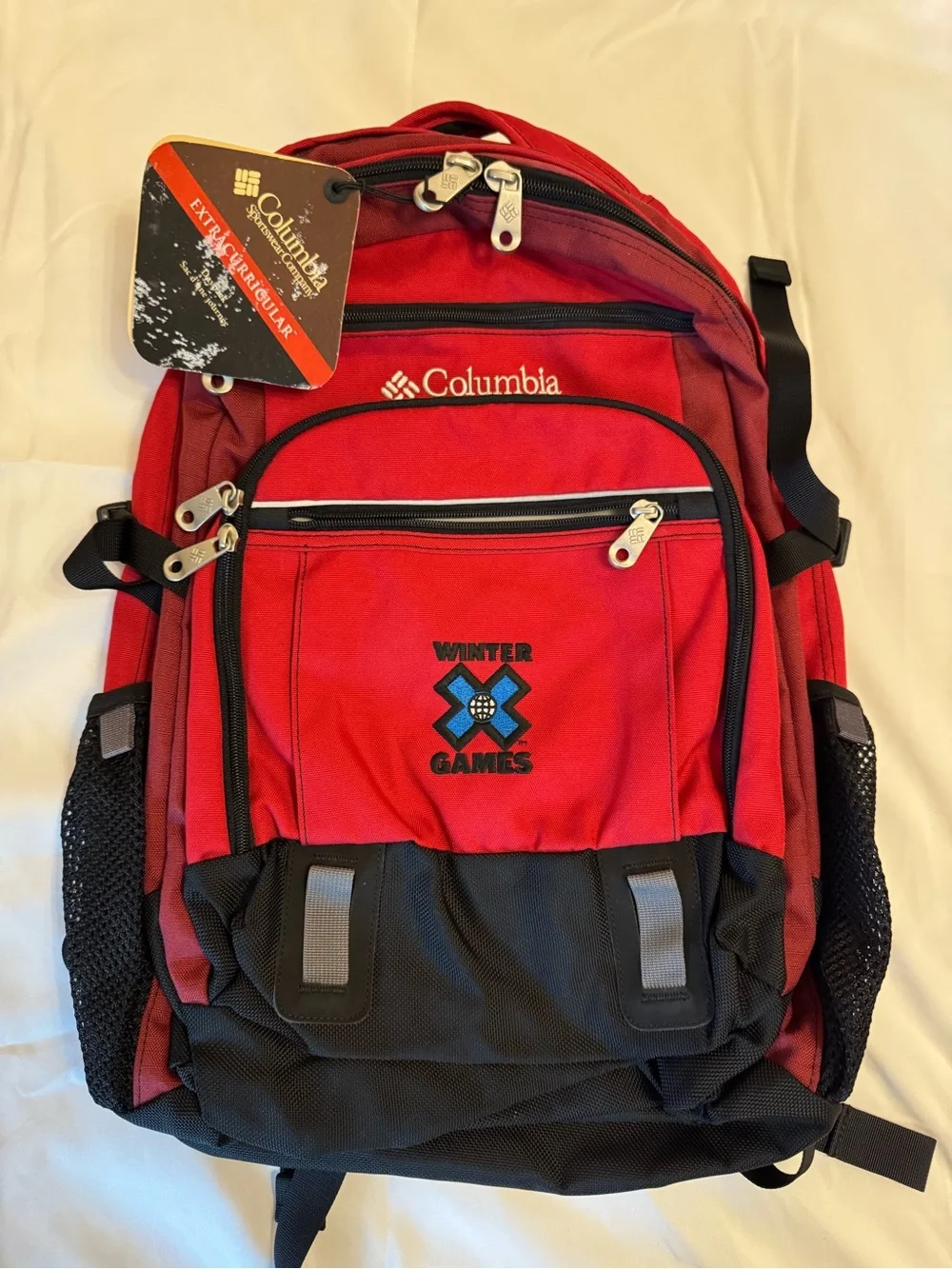 Columbia Red and Black Winter Games Backpack